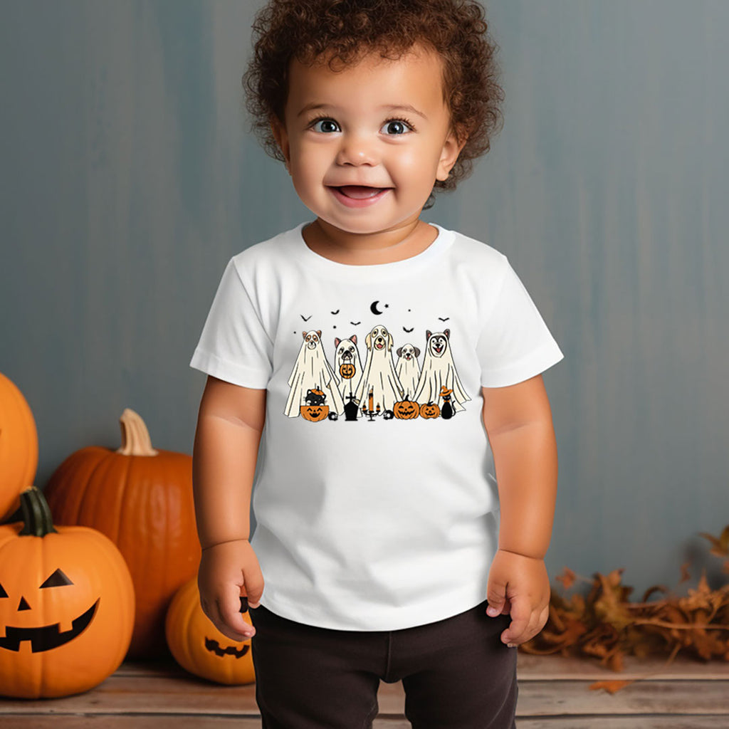 Halloween Dogs Iron on Fabric Heat Transfer DTF-246