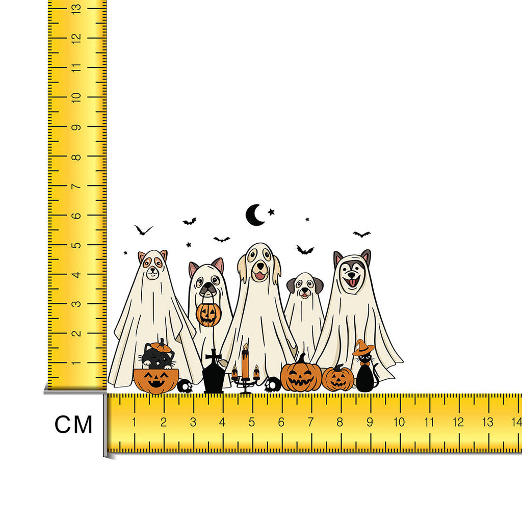 Halloween Dogs Iron on Fabric Heat Transfer DTF-246