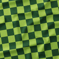 Check Lime and Dark Green fabric