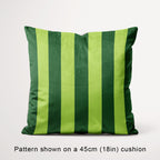 Stripe Lime and Dark Green fabric, 45cm view