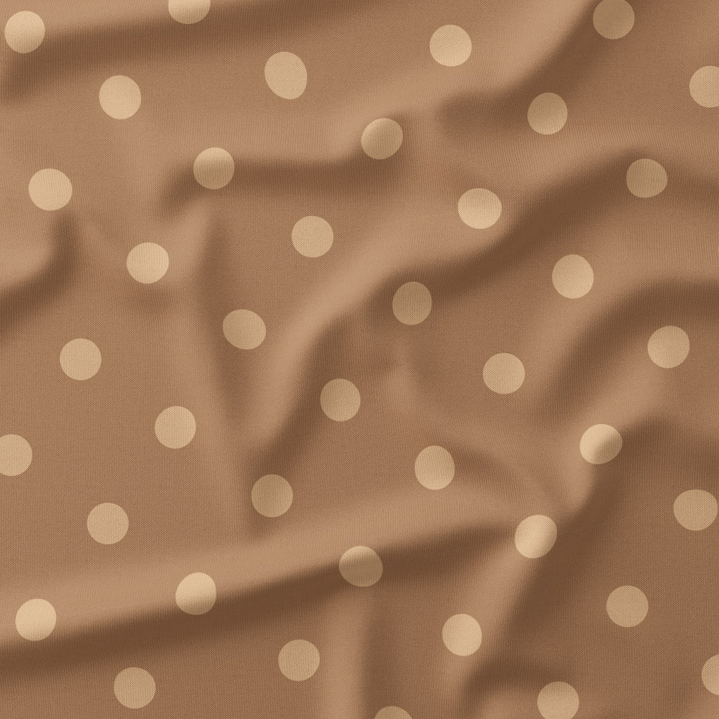 Polka Dot Beige fabric