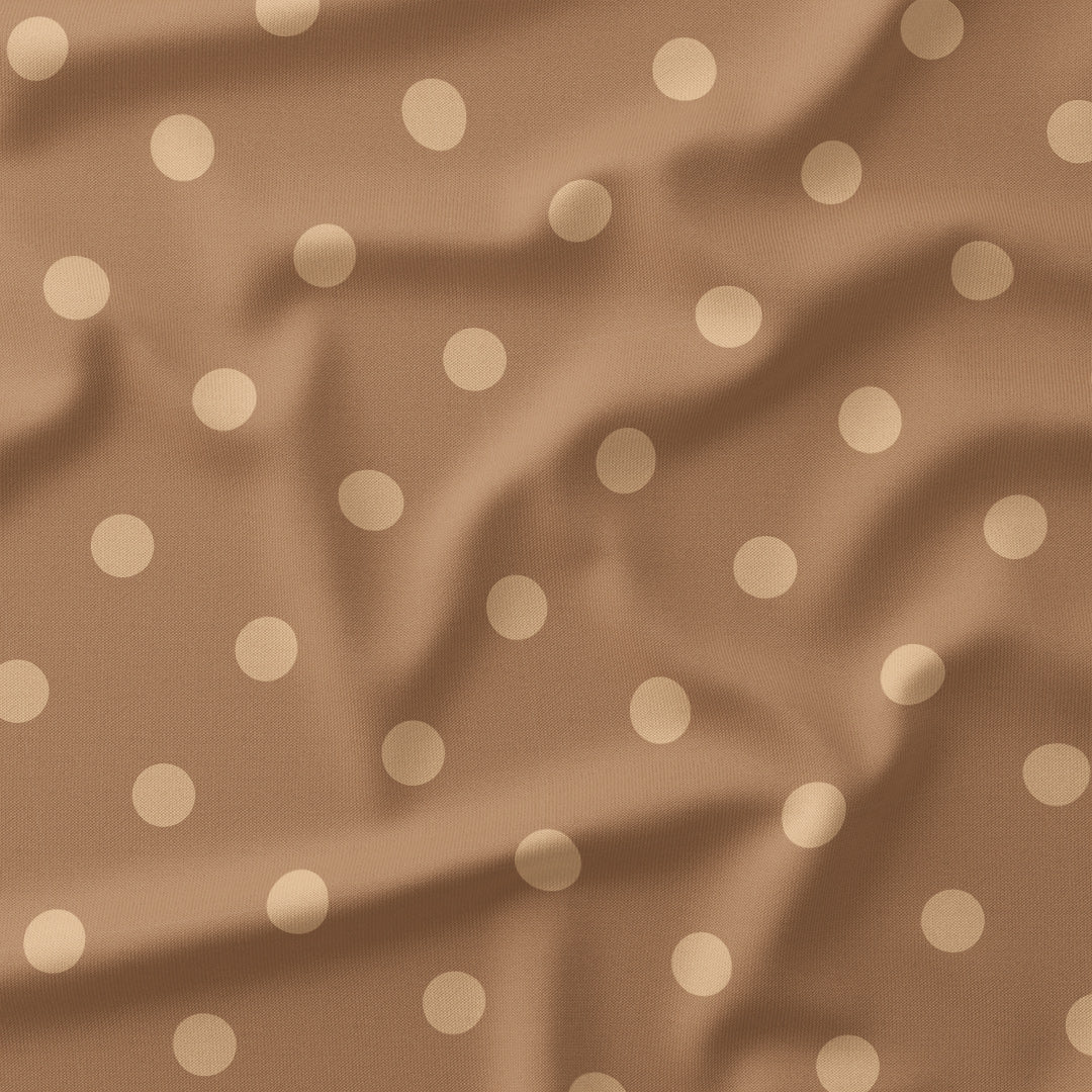 Polka Dot Beige fabric