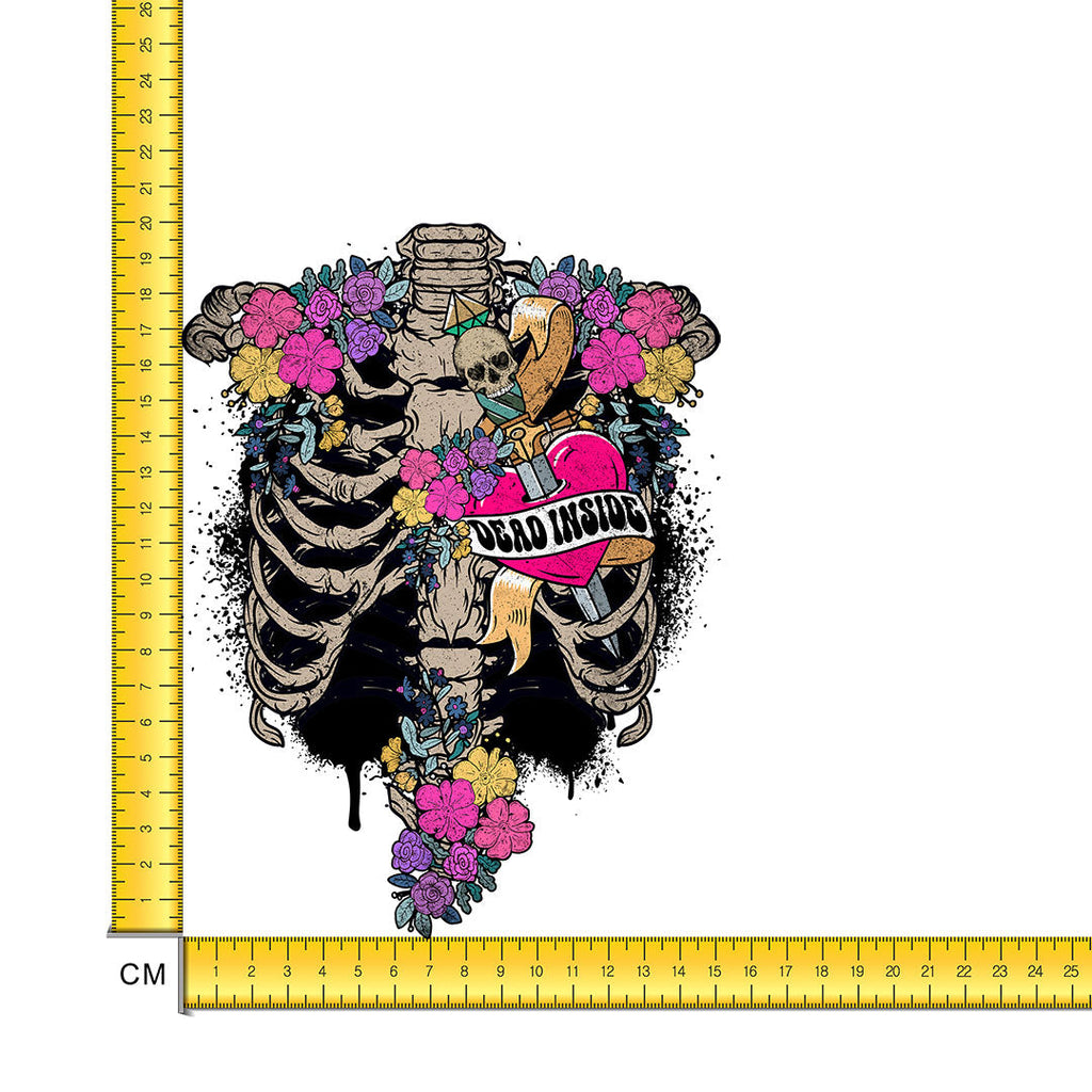 Dead Inside Iron on Fabric Heat Transfer DTF-247