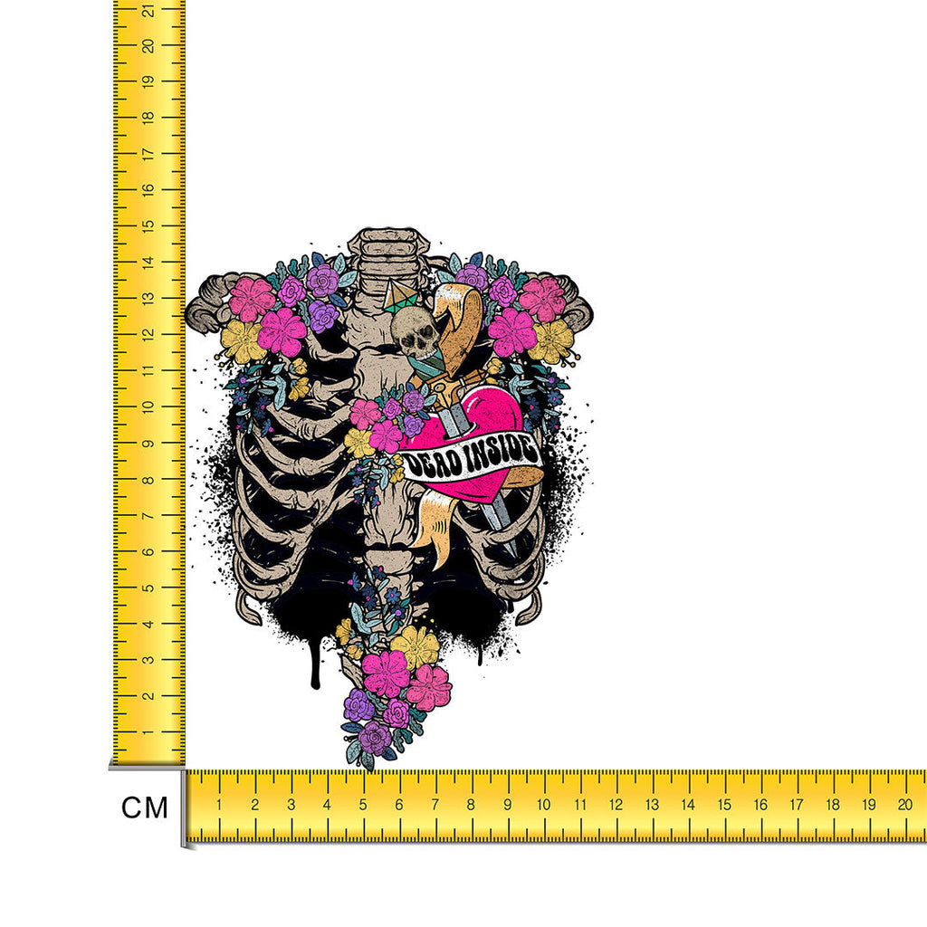 Dead Inside Iron on Fabric Heat Transfer DTF-247