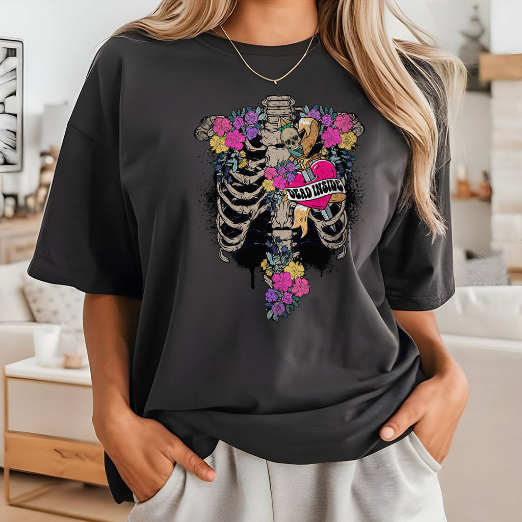 Dead Inside Iron on Fabric Heat Transfer DTF-247