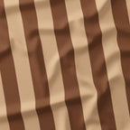 Stripe Brown and Beige fabric