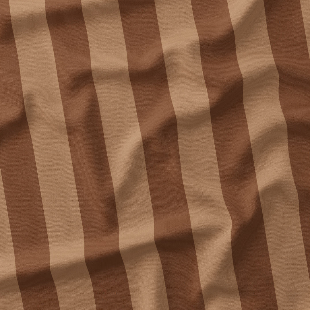 Stripe Coffee fabric