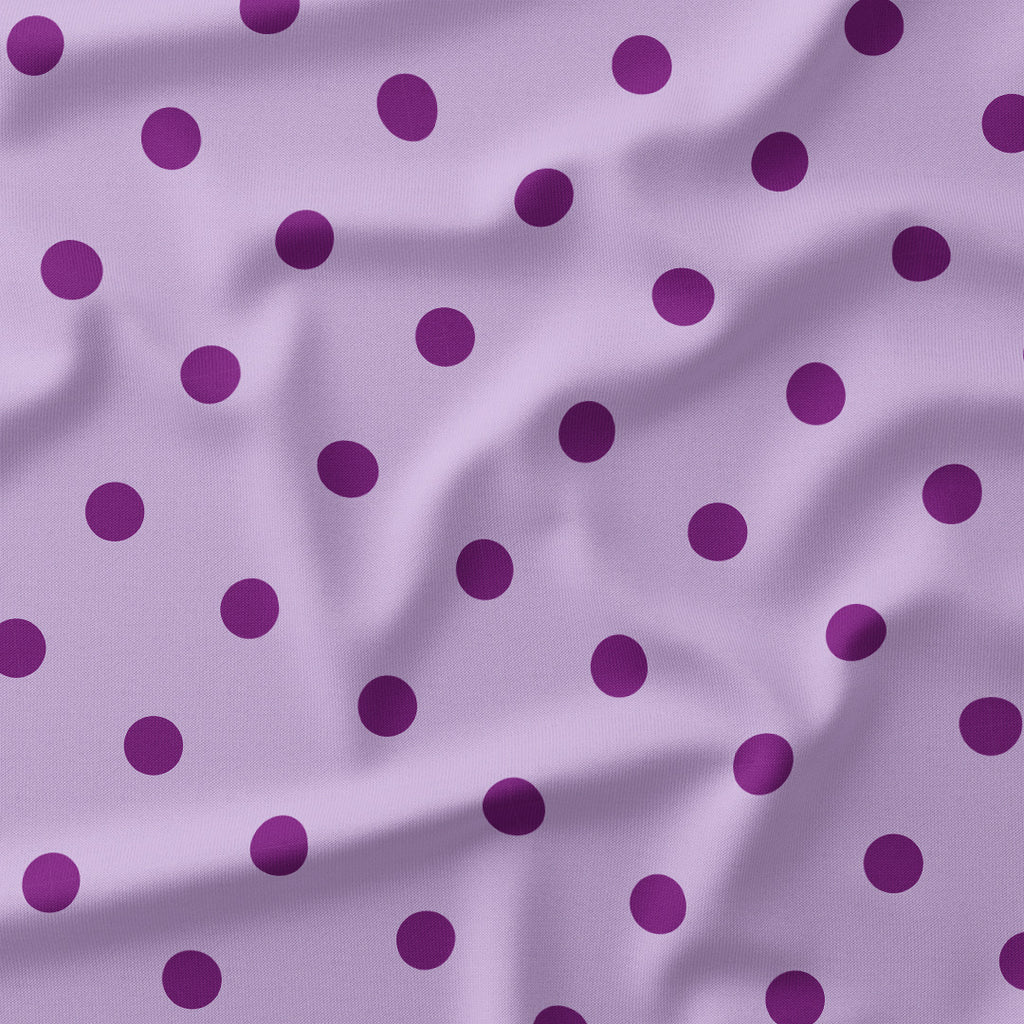Polka Dot Purple and Lilac fabric
