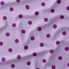Polka Dot Purple and Lilac fabric