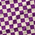 Check Purple and Cream fabric