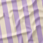 Stripe Lilac and Cream fabric