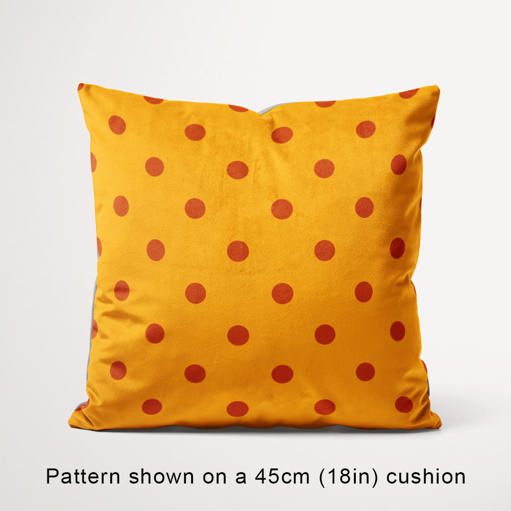 Polka Dot Sunset fabric, 45cm view