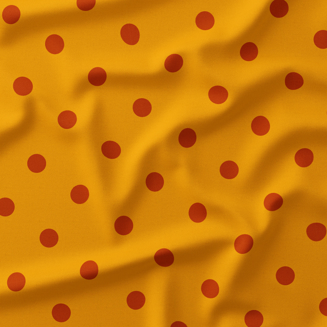 Polka Dot Sunset fabric