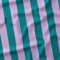 Stripe Lilac and Teal fabric