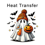 Halloween Ghost Iron on Fabric Heat Transfer DTF-250