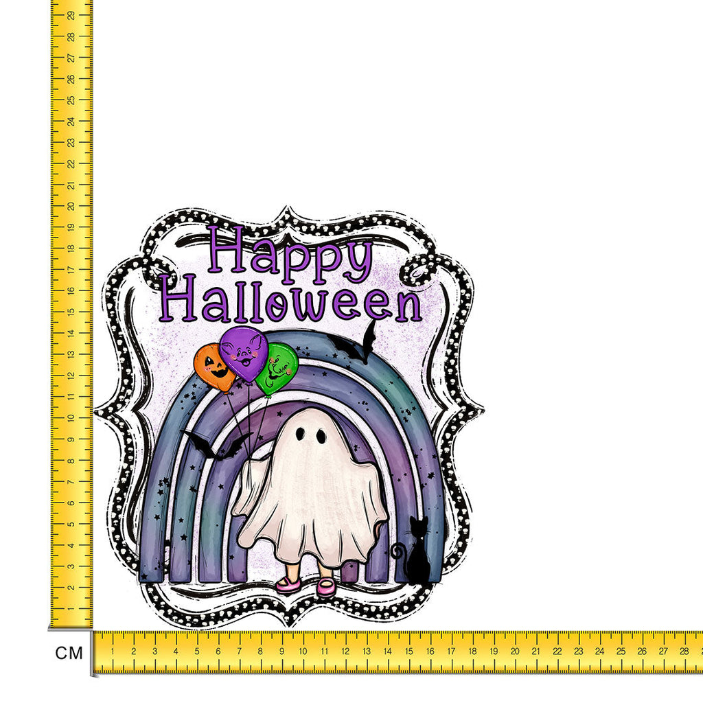 Happy Halloween Iron on Fabric Heat Transfer DTF-251