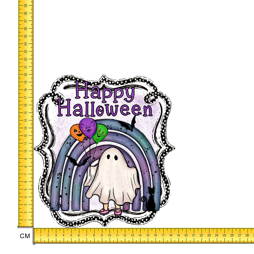 Happy Halloween Iron on Fabric Heat Transfer DTF-251