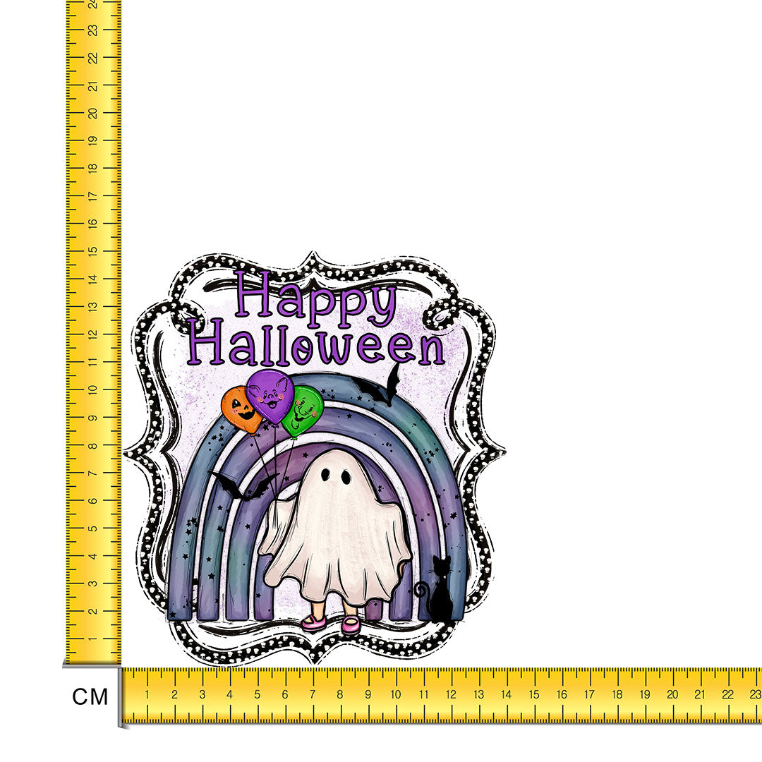 Happy Halloween Iron on Fabric Heat Transfer DTF-251