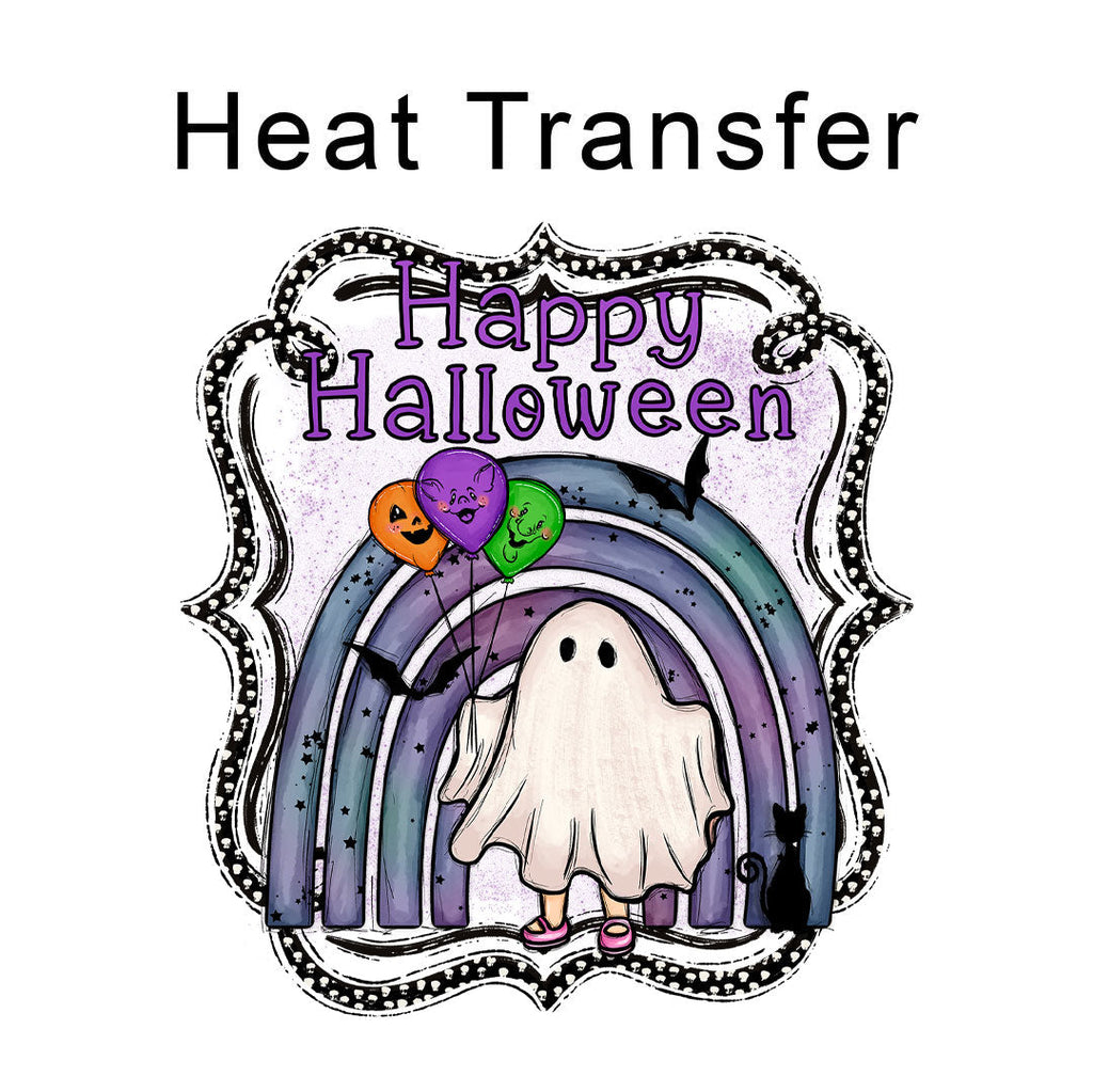 Happy Halloween Iron on Fabric Heat Transfer DTF-251