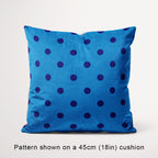 Polka Dot Mid Blue fabric, 45cm view