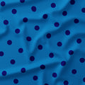 Polka Dot Mid Blue fabric