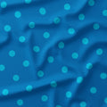 Polka Dot Aqua and Mid Blue fabric