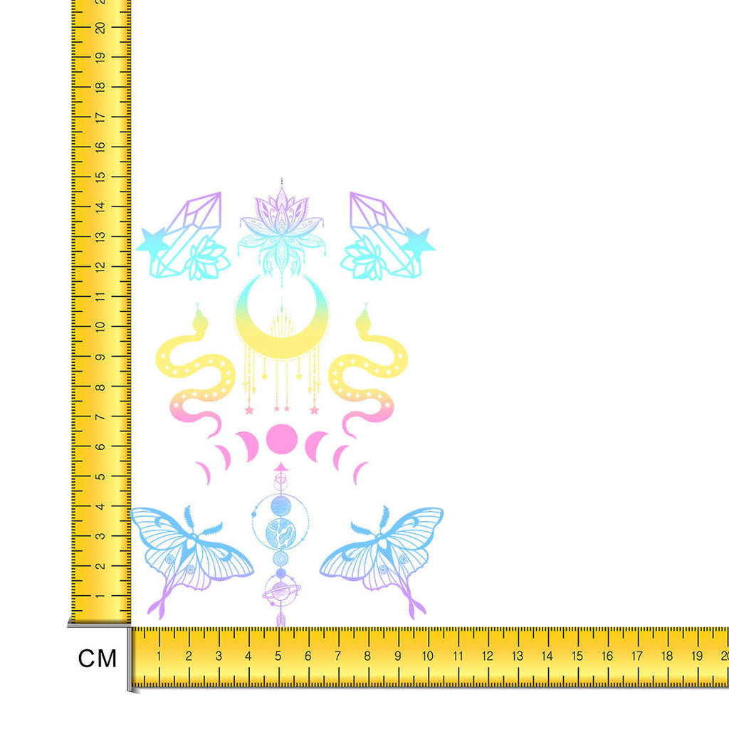Pastel Celestial Iron on Fabric Heat Transfer DTF-253