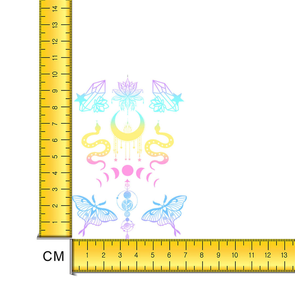 Pastel Celestial Iron on Fabric Heat Transfer DTF-253