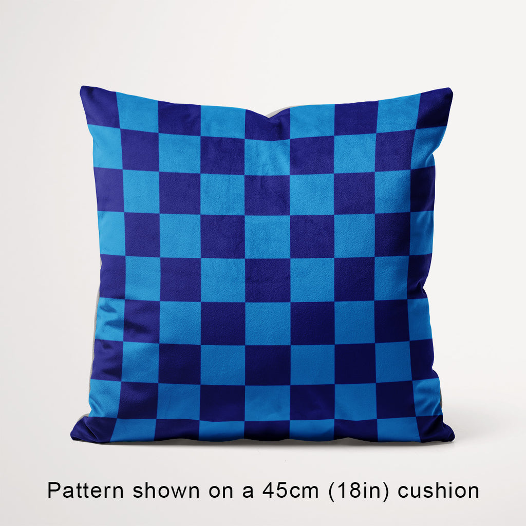 Check 2in Dark Blue Fabric