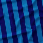 Stripe 2in Dark Blue Fabric