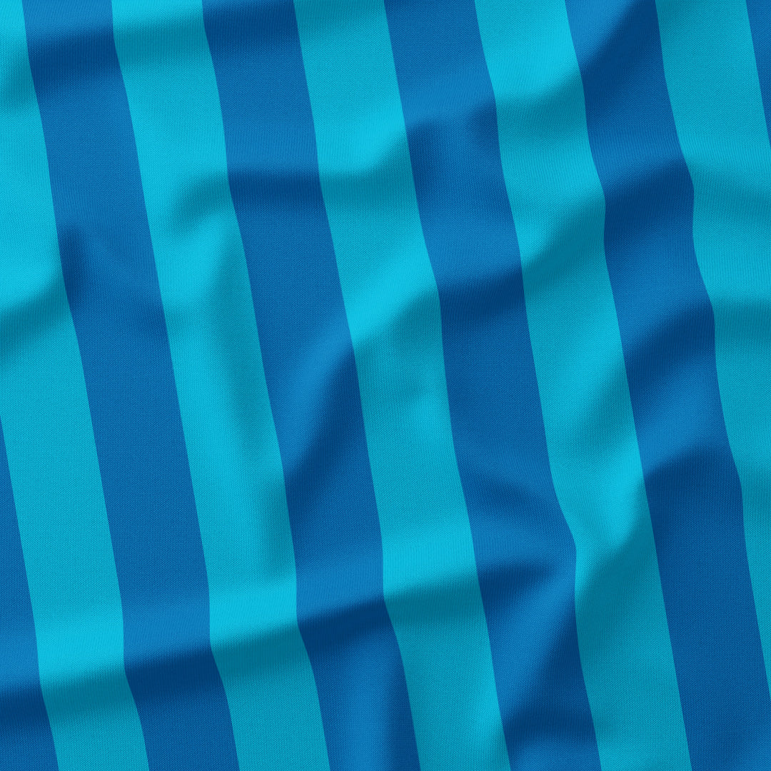 Stripe 2in Ocean Breeze Fabric