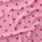 Polka Dot 1in Light Pink Fabric