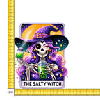 Salty Witch Iron on Fabric Heat Transfer DTF-254
