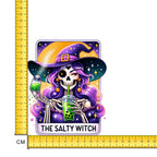 Salty Witch Iron on Fabric Heat Transfer DTF-254