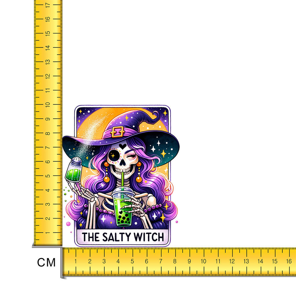 Salty Witch Iron on Fabric Heat Transfer DTF-254
