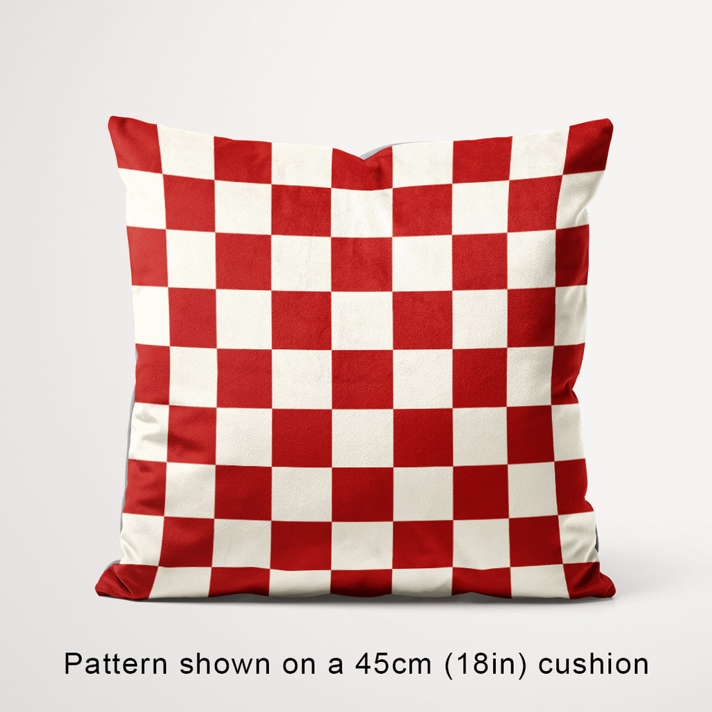 Check 2in Rust and Cream Fabric