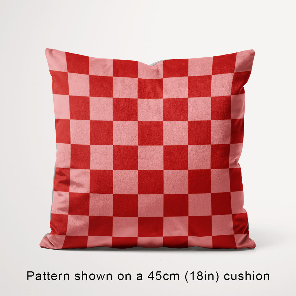Check 2in Salmon and Rust Fabric