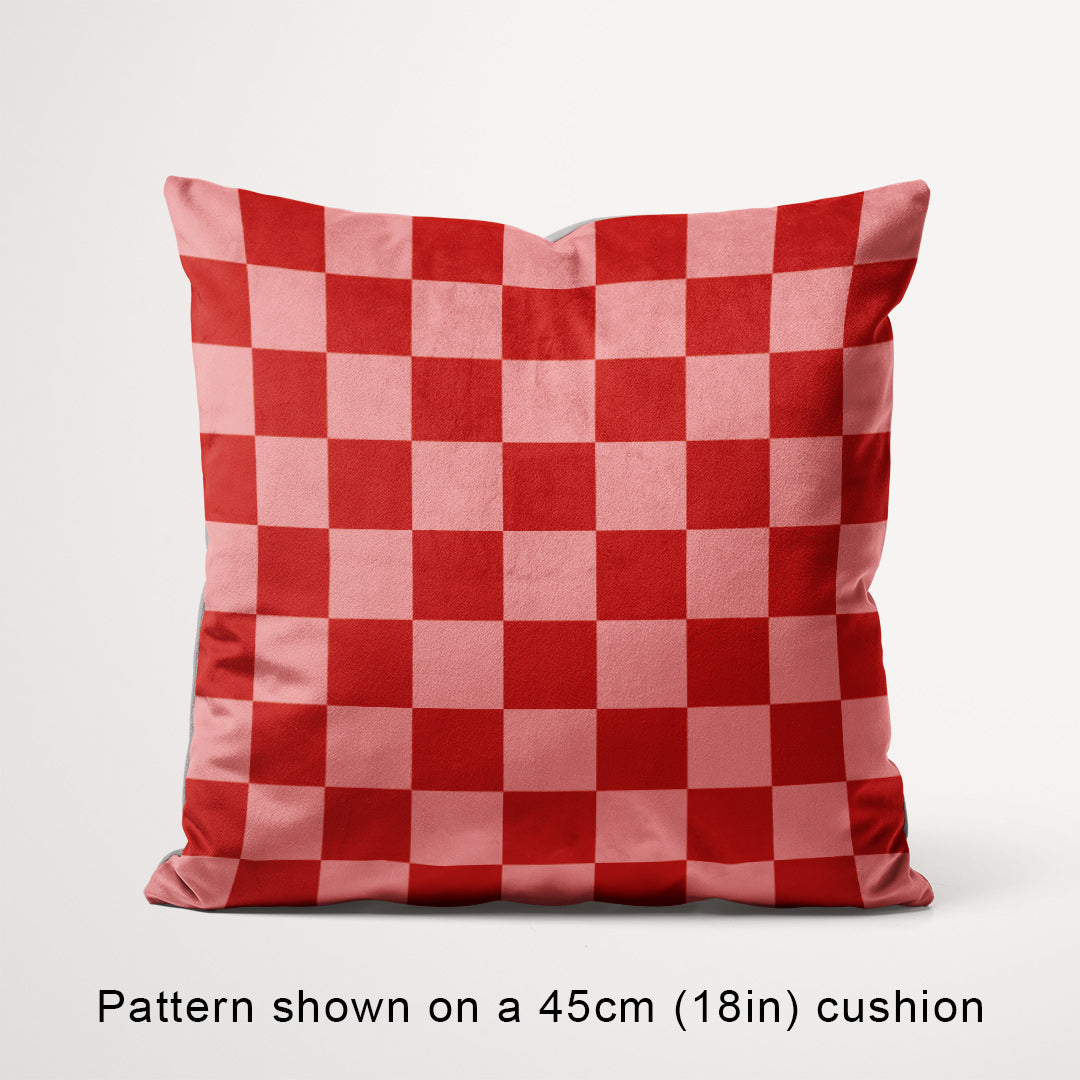 Check 2in Salmon and Rust Fabric