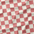 Check 2in Salmon and Cream Fabric