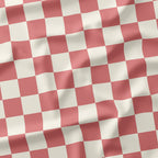 Check 2in Salmon and Cream Fabric
