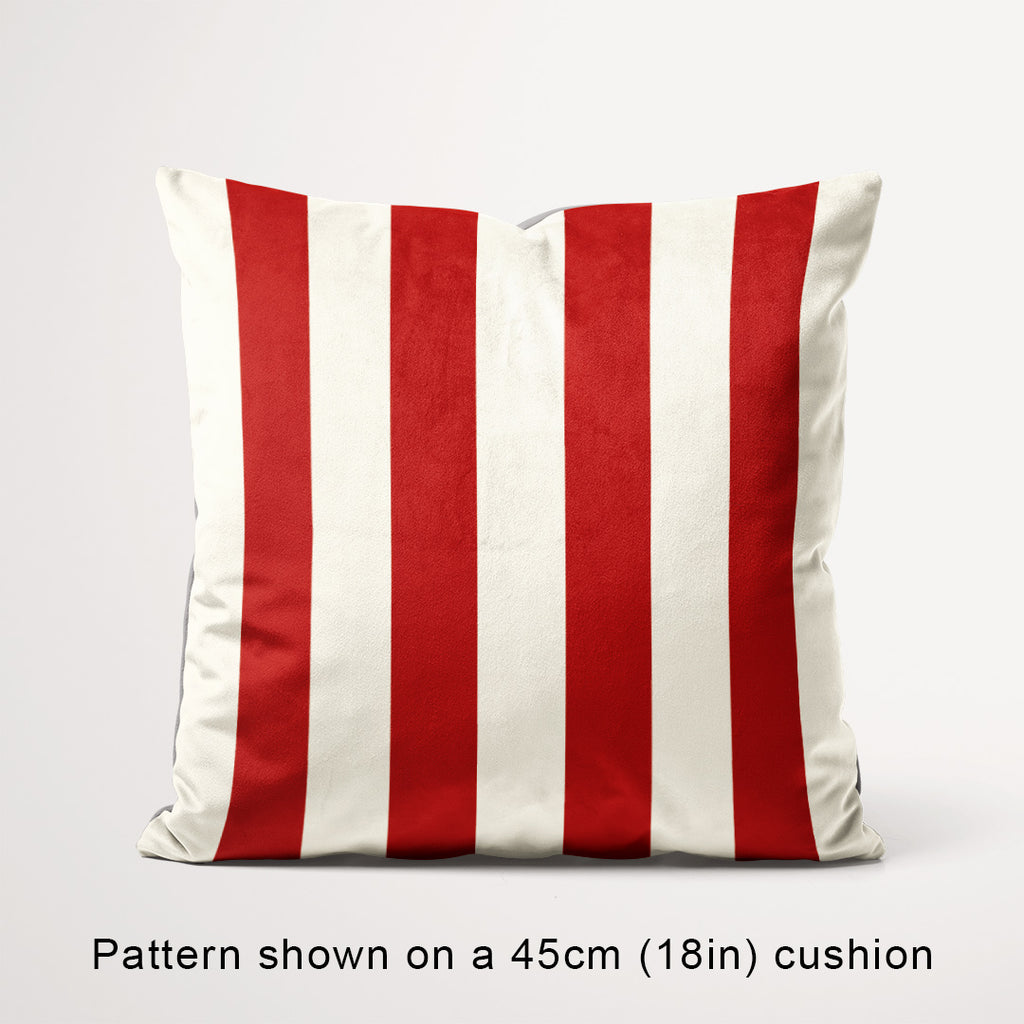 Stripe 2in Rust and Cream Fabric
