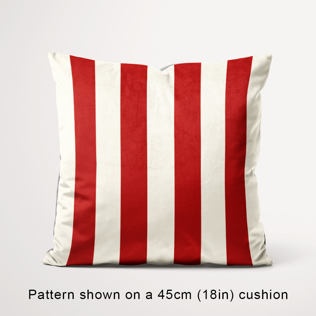 Stripe 2in Rust and Cream Fabric