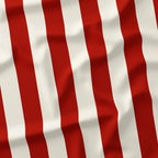 Stripe 2in Rust and Cream Fabric