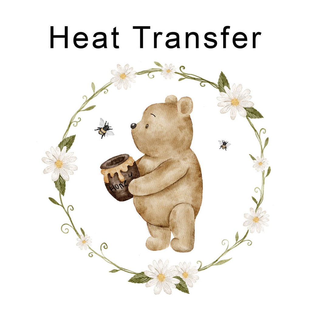Honey Bear Iron on Fabric Heat Transfer DTF-256