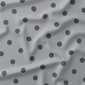 Polka Dot 1in Light Grey Fabric