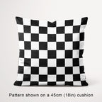 Check 2in Black and White Fabric
