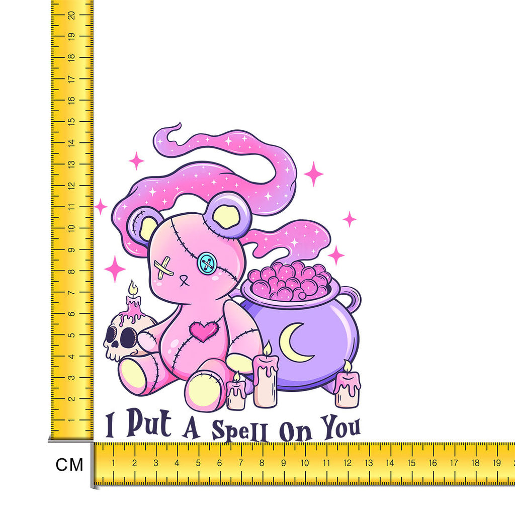 I Put A Spell On You Iron on Fabric Heat Transfer DTF-258