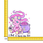 I Put A Spell On You Iron on Fabric Heat Transfer DTF-258