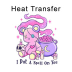 I Put A Spell On You Iron on Fabric Heat Transfer DTF-258