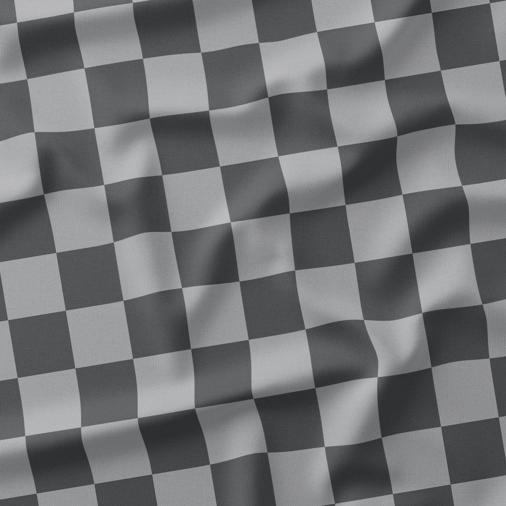 Check 2in Grey Fabric